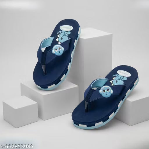 Kids Comfy Slippers, Quick Dry Slip-On Footwear for Boys & Girls