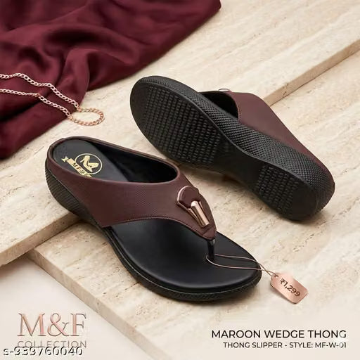 Women Fancy Flip Flop Flats | Comfortable Daily Use Chappal for Women | Soft Sole Casual Footwear for Girls | Stylish Toe Ring Sandals