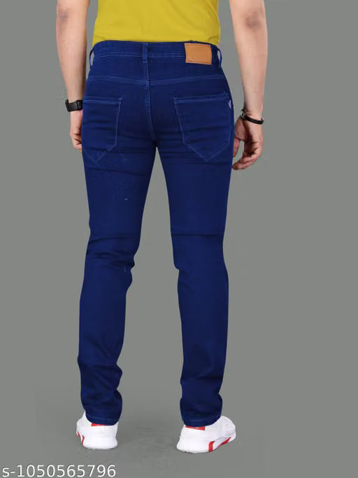 | Men’s Stretchable Denim Jeans || Comfortable Daily Wear || Straight Fit Stretchable Jeans || Men's Premium Stretch Denim Jeans || Regular Fit Cotton Casual Jeans || Mid Rise || Comfortable Everyday Wear
