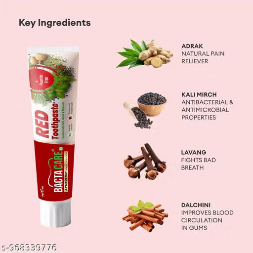 Red Toothpaste - Super Saver Pack (400g - 100g Pack of 4)