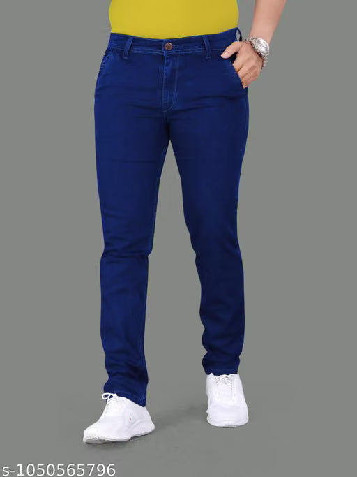 | Men’s Stretchable Denim Jeans || Comfortable Daily Wear || Straight Fit Stretchable Jeans || Men's Premium Stretch Denim Jeans || Regular Fit Cotton Casual Jeans || Mid Rise || Comfortable Everyday Wear