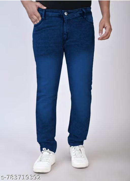 MEN DARK BLUE JEANS