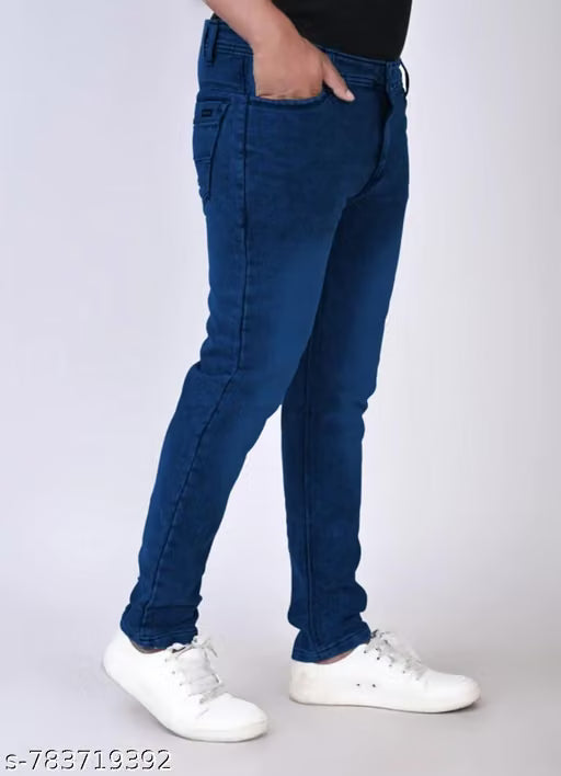 MEN DARK BLUE JEANS