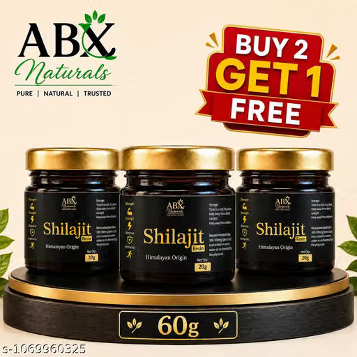 Shilajit |Strength & Booster | Sourced from High-Altitude Himalayas (60 GM) Natural Ayurvedic Supplement for Men & Women