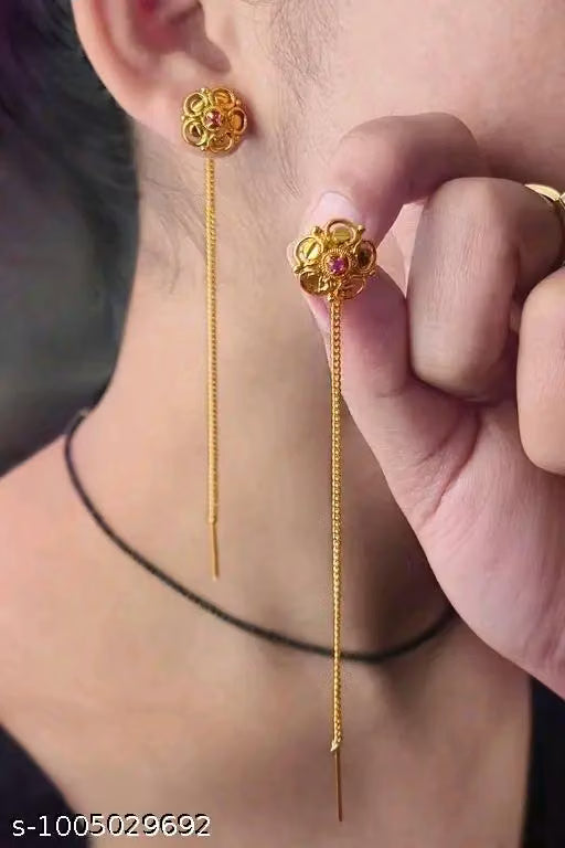 Stylish Gold Plated Combo Sui Dhaga for women and girls