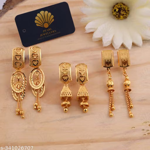 EMERALD STORECOMBO OF EARRINGS FOR WOMAN&GIRLS