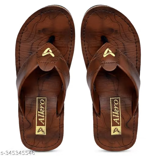 Simar Traders Alkro Stylish/ Comfortable/ Perfect for Indoor & Outdoor Use Men's Lightweight Orthotic Slippers