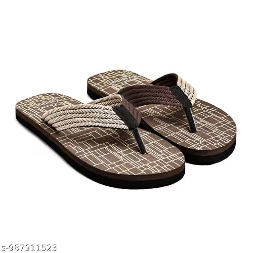 Vahmah Men Orthopedic Slippers Doctor Recommended Soft Cushion Anti-Skid Flip Flops