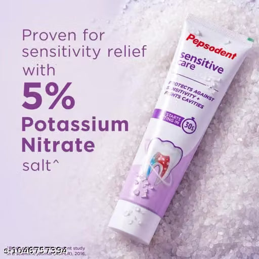PEPSODENT Sensitive Care, with 5% Potassium Nitrate, Toothpaste, 70 g, for relief from Sensitivity