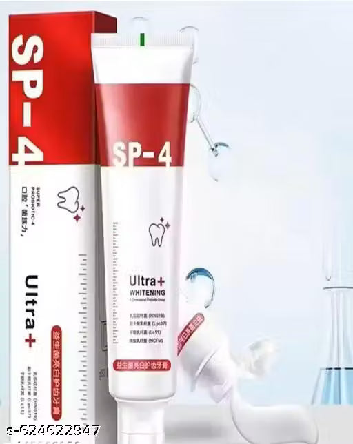 Teeth Whitening Natural Whitening Toothpaste Mousse with Fluoride Deeply Clean Gums Remove Stains-40gm (Pack Of 1)