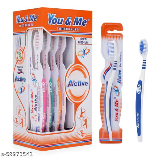 YOU & ME Active Toothbrush (Pack of 12)