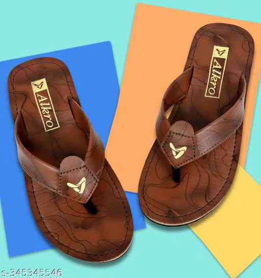 Simar Traders Alkro Stylish/ Comfortable/ Perfect for Indoor & Outdoor Use Men's Lightweight Orthotic Slippers