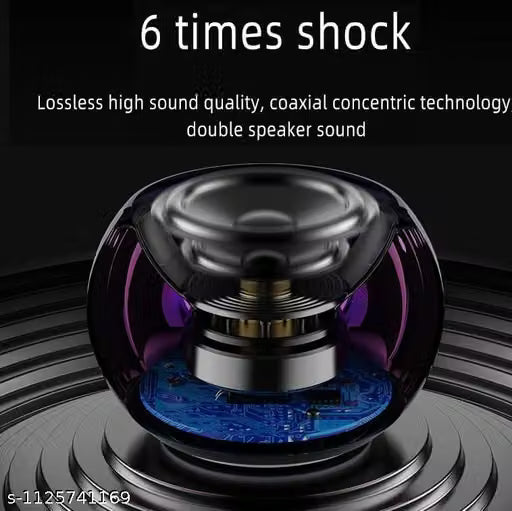 GeneCore Mini Bluetooth Speaker | Portable Wireless Speaker with Powerful Deep Bass, Premium Sound Quality, Compact Design for Mobile, Laptop & Home