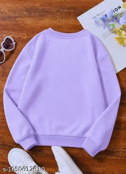 LOVES ME FLOWER Sweatshirt for women Graphic Printed LAVENDAR sweatshirt pullover women sweatshirt women winter wear oversized hoodie/pullover LAVENDAR hoodie essential hoodie