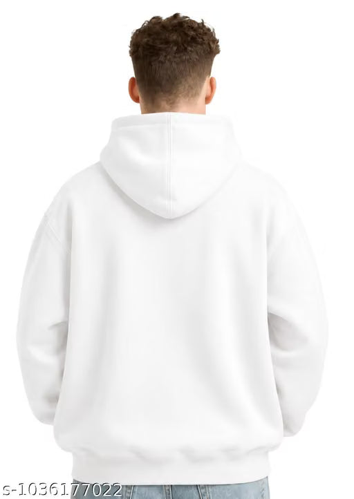 Unisex Plain Hoodie | Premium Cotton Blend Hooded Sweatshirt | Full Sleeve Regular Fit Casual Winter Wear with Kangarooo Pocket