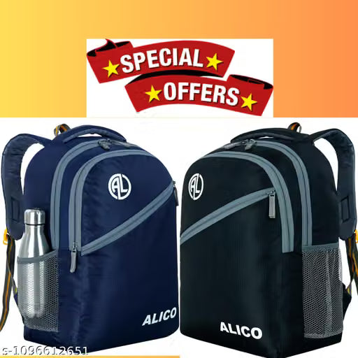 35 L Casual Waterproof Laptop Bag/Backpack for Men Women Boys Girls/Office School College Teens & Students COMBO 2 PICE