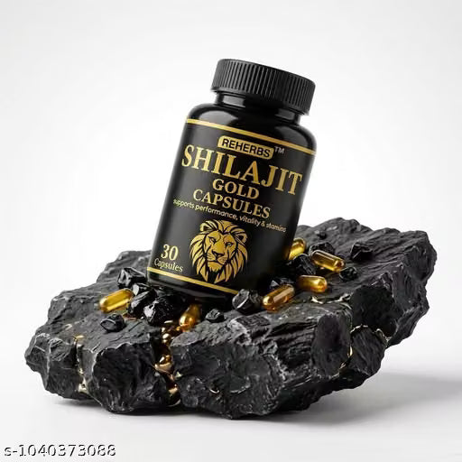 Pure Natural & Herbal Shilajit Gold Capsules 30 Capsules, 500MG - Natural Energy Booster