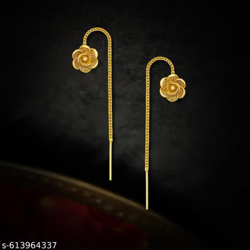 Suidhaga Eararing Premium Collection Suidhaga Earrings For Women And Girls Made Wirh Brass (Sales Pack 1 Pair)