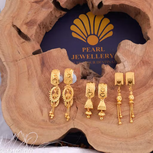EMERALD STORECOMBO OF EARRINGS FOR WOMAN&GIRLS